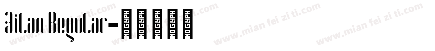 Zilan Regular字体转换